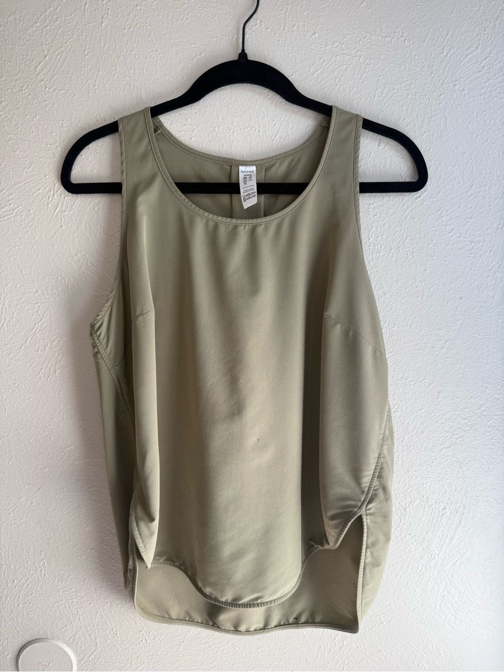 Spanx Olive Racerback Tank Top Women’s Medium